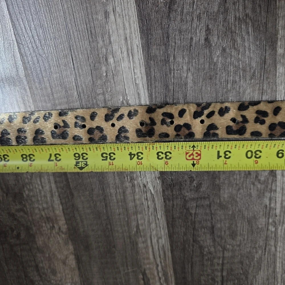 Target Faux Fur Belt Leopard M Classy Boho